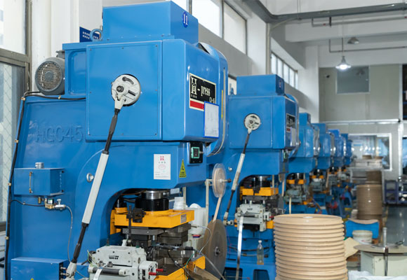 Panoramic view of production workshop