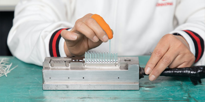 Needle crafting process